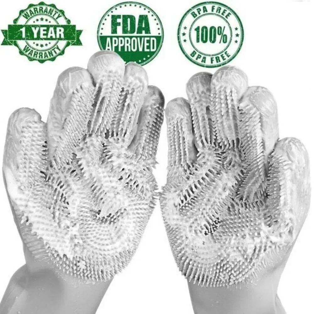 Silicone Baby Washing Gloves / Body Wash Stimulate Gloves, Safe BPA Free